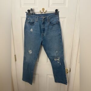 Levi's Women's Blue Straight Leg Jeans